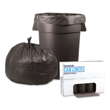 Boardwalk® Low-density Waste Can Liners, 60 Gal, 1.1 Mil, 38" X 58", Gray, 100-carton freeshipping - TVN Wholesale